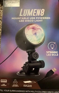 Premier Lumen8 Mountable USB Powered LED Disco Light (PLED09), New In Box. - Picture 1 of 6