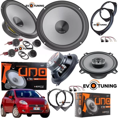 Kit 6 Casse Altoparlanti Hertz Anteriori e Posteriori per Fiat Grande Punto - Immagine 1 di 4
