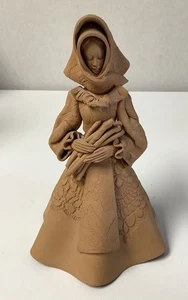 Vintage Terracotta Figurine of Woman in Sardinian Clothing by P. Serra of Olbia - Picture 1 of 6