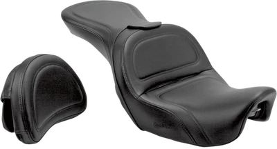 Asiento con respaldo Harley Fat Bob Saddlemen 806-04-0301 08-17 Explorer Foto 1 de 2