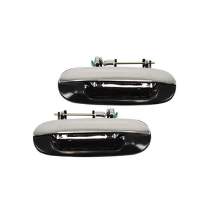 For Saab 9-7x 2005-2009 Exterior Door Handles Rear, Driver & Passenger Side Pair - Picture 1 of 10