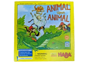 HABA Animal Upon Animal Wooden Stacking Game - 100% Complete! Wood Kids Games - Imagen 1 de 6