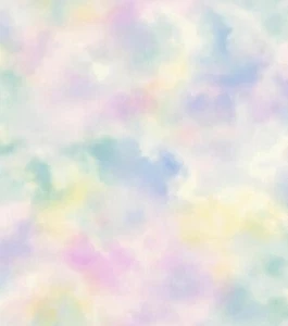 Vliestapete Kinder Wolkenhimmel pastell Glitzer Rasch 818017 (3,22€/1qm) - Bild 1 von 3