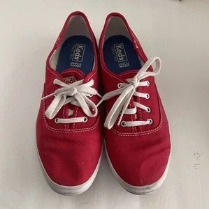 Keds Sneaker Damen 8,5 rot Canvas Schnürschuhe Dream Foam Real Since 1916 - Bild 1 von 10