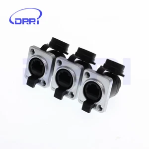 RJ45 waterproof Socket ,Ethernet connector IP65 panel mount Compatible with Cat6 - Picture 1 of 5