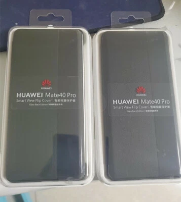 Original For Huawei Mate40 Mate40 Pro Smart View PU Leather Flip Case Cover - Image 1 of 4