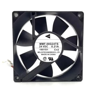 1 pcs Mitsubishi 8CM MMF-08G24TS-CN2 24V 0.21A servo system cooling fan. - Picture 1 of 2