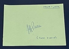 1990s & 2000s Debut Signed Index 3x5 Autograph Cut (you pick from list)