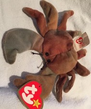 1993 claude the crab beanie baby value