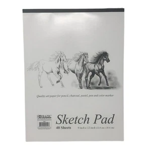 Sketchbook 9 x 12 Inches 40 Sheets Premium Quality Sketch Drawing Paper Pad - Picture 1 of 1