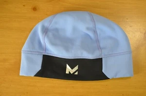 Mission Running Skull Cap Light Blue Black Reflective Logo Stretch Fit Unisex - Picture 1 of 9