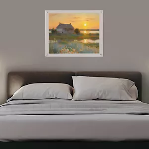 Wall-mounted Clear Acrylic Picture Frame 50.8cm*40.6cm Decorating Homes Offices - Picture 1 of 17