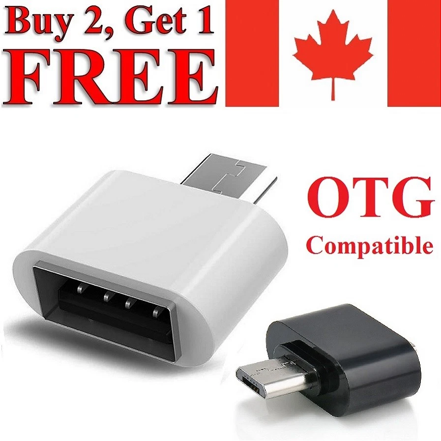 Micro USB to USB OTG Adapter Converter For Samsung Tab S2 / Galaxy S5 S6 S7 Edge - Image 1 of 1