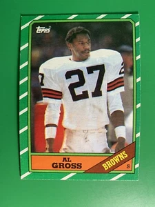 1986 Topps Al Gross #199 Cleveland Browns - Picture 1 of 2
