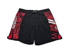 VIRUS Disaster II Performance Combat Fight Shorts Mens Size 34 Black Red UFC MMA