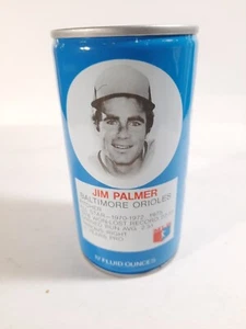 Vintage 70's Royal Crown RC Cola Can MLB Baseball Jim Palmer Baltimore Orioles - Picture 1 of 2