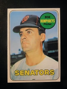 Tarjeta de béisbol Topps 1969 #84 de Bob Humphreys (casi nueva) - Imagen 1 de 2