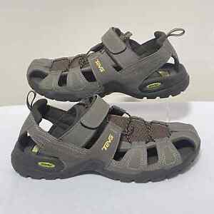 Teva Forebay Fisherman Mens 10 Gray Outdoor Hiking Shoes Sport Sandals 1001116