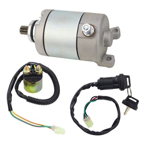 Starter&Relay For Honda TRX450ER 2006-2014 31200-HP1-601 ATV with Key Switch - Picture 1 of 13