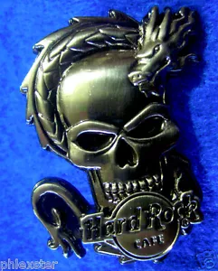 PIN EN LÍNEA SILVER SKULL SERIES ENROLLADO DRAGON SLAYER Hard Rock Café 2007 Le100 - Imagen 1 de 1