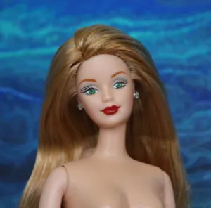 Nude TNT Barbie Strawberry Blonde ginger hair Green eyes Mackie DBox4 OOAK - Picture 1 of 9