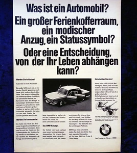 BMW 2000 originale Werbung aus 1968 - Picture 1 of 2