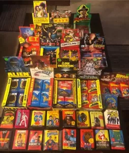 Vintage ungeöffnete Nicht-Sport Wachsfolie UNGERADE Packungen + 10er Pack POSTEN MIT KOSTENLOSEM VERSAND - Bild 1 von 15