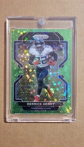 2021 Panini Prizm No Huddle Disco Lime Green Derrick Henry /5 - Picture 1 of 2
