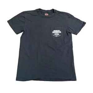 Harley-Davidson Shirt Medium Black Barnett El Paso Texas TX 2008 2011 Pocket Tee - Picture 1 of 7