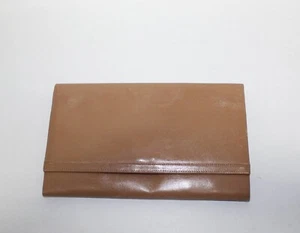 Koret Leather Billfold Envelope Wallet 3.5" by 7" Zipper - Picture 1 of 10
