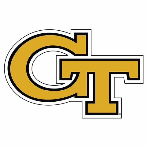 GEORGIA TECH Yellowjackets Large GT Magnet Cover