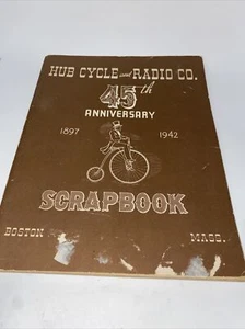 1942 Hub Cycle and Radio Co. Scrapbook. 84 Page Bicycle Book Great Content!!! - Picture 1 of 9