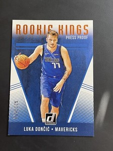 2018 Donruss Rookie Kings Press Proof Orange Luka Doncic  /125 Dallas Mavericks