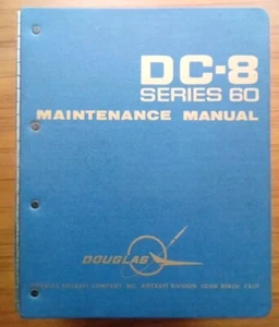 Escaso 1960 ~ Douglas Aircraft DC-8 Serie 60 ~ ENORME MANUAL DE MANTENIMIENTO Vol 4 - Imagen 1 de 14