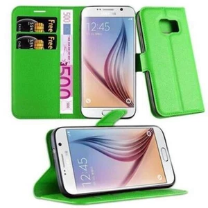 Green Phone Case for Samsung Galaxy S3 S5 S9 S8+ Shockproof Magnet Wallet Cover - Picture 1 of 5
