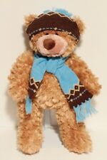 Mary Meyer 15" Plush Toy Teddy Bear in Hat & Scarf