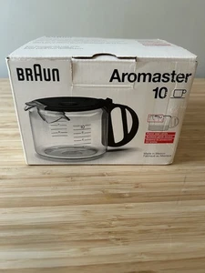 Jarra Braun Aromaster 10 tazas KFK 10L vidrio con boquilla de vertido pieza NUEVA EN CAJA - Imagen 1 de 4