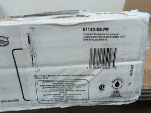 Delta51140-SS-PR 1,75 GPM con barra deslizante 4S - inoxidable - Imagen 1 de 3