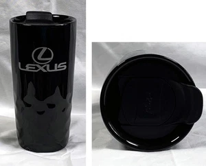 Taza de viaje de cerámica con tapa negra Lexus 16 oz automóvil coche h2go - Imagen 1 de 7