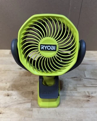 Ventilador de abrazadera RYOBI ONE+ 18V 4" PCF02B solo herramienta - verde/gris **Ver descripción Foto 1 de 3