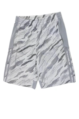 Adidas Boys Graphic Gradient Drawstring Print Athletic Short Gray Size L - Image 1 of 4