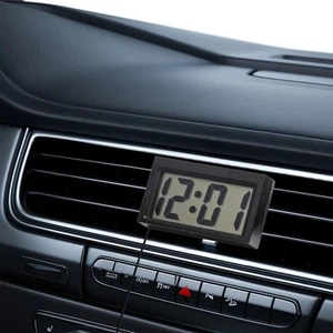 Mini Digital Timepieces for Vehicles 2 Pcs Conveniently Installed Anywhere - Picture 1 of 12