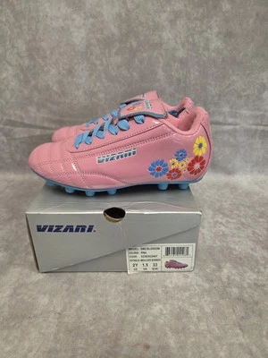 Vizari Youth Pink & Blue Girls Cleats 2Y - Image 1 of 4