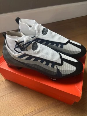 NIKE VAPOR EDGE PRO 360 FOOTBALL CLEATS SIZE 12 WHITE/NAVY BLUE DV0778-001 - Image 1 of 4