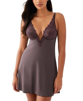 Wacoal After Dark Chemise Women's L Raisin V-Neck Adjustable Strap Pullover - Image 1 of 4