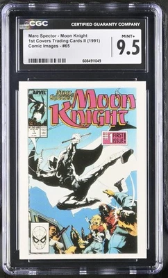 1991 Moon Knight 1st Covers Marvel Comics Presents Card #65 CGC 9.5 MINT+ - Image 1 of 2