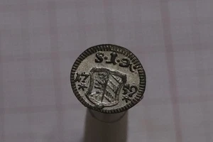 🧭 🇩🇪 GERMANY NURNBERG 1 PFENNIG 1759 SILVER HIGH GRADE B86 #7918 - Bild 1 von 2