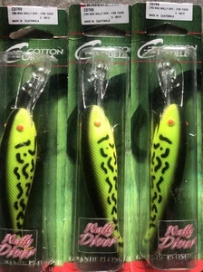 3 Cotton cordell wally diver cd769 3 3/4" Crankbait Fishing Firetiger S12 - Picture 1 of 1