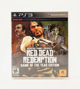 Red Dead Redemption GOTY Edition PS3 W/Manual and Map CIB Complete - Bild 1 von 6