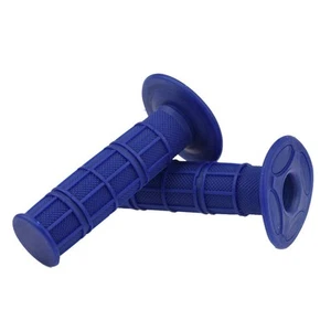 Blue 7/8" Universal Motorcycle Hand Grips for YZ80 YZ85 YZ125 YZ250 Pit Bike - Picture 1 of 9